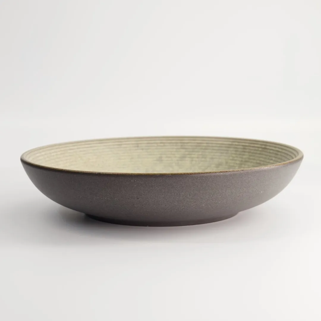 Tokyo Design Studio Gold Sand Schaal 26x5cm - Grijs/Goud