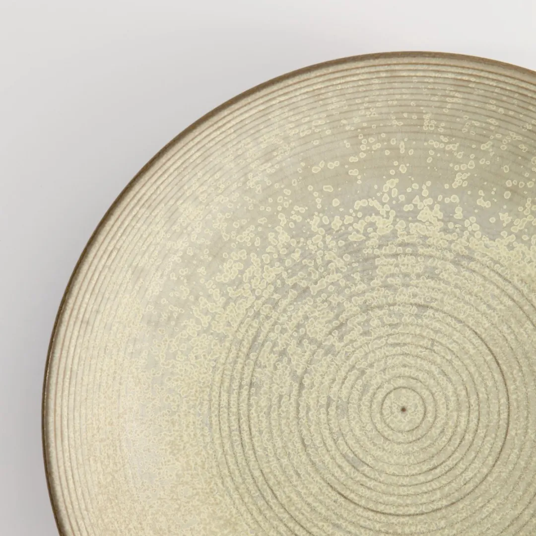 Tokyo Design Studio Gold Sand Schaal 26x5cm - Grijs/Goud