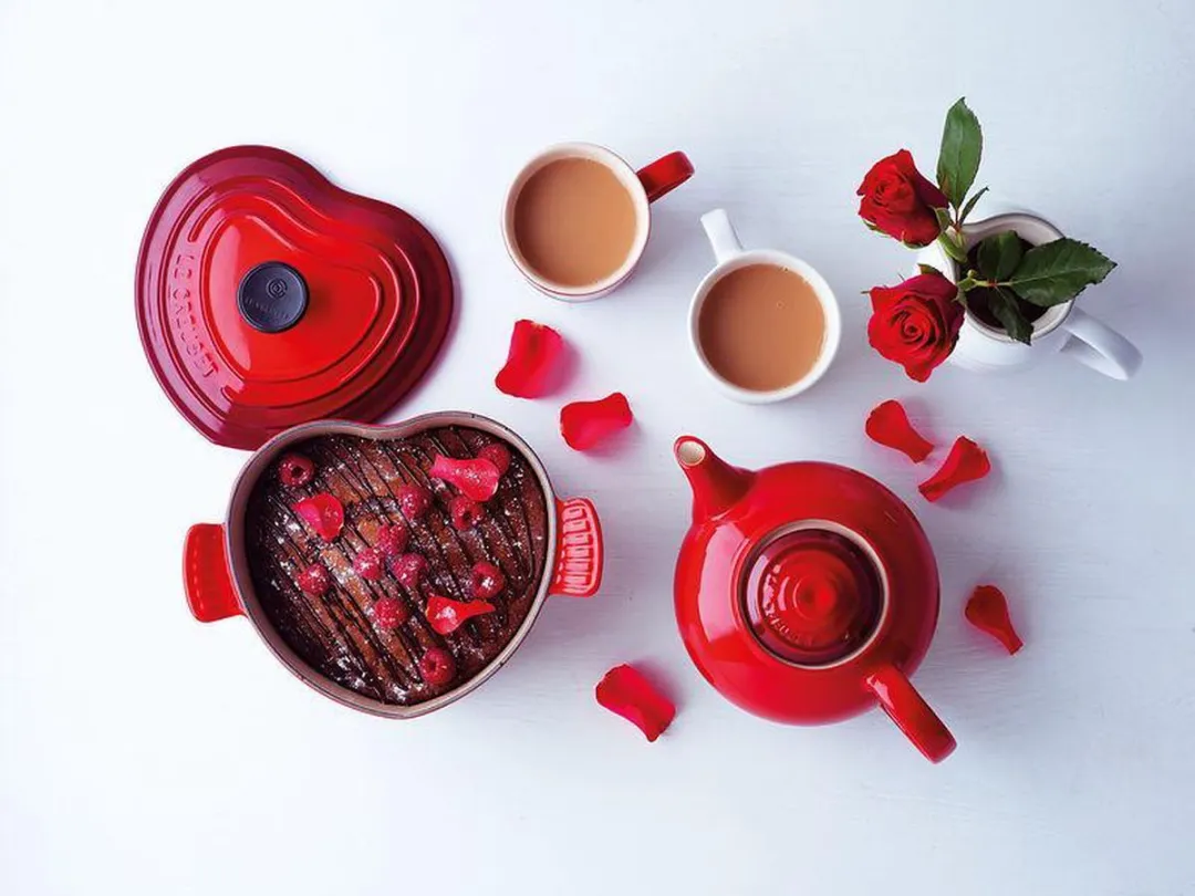 Le Creuset Braadpan Hart Ø 18cm - Kersenrood