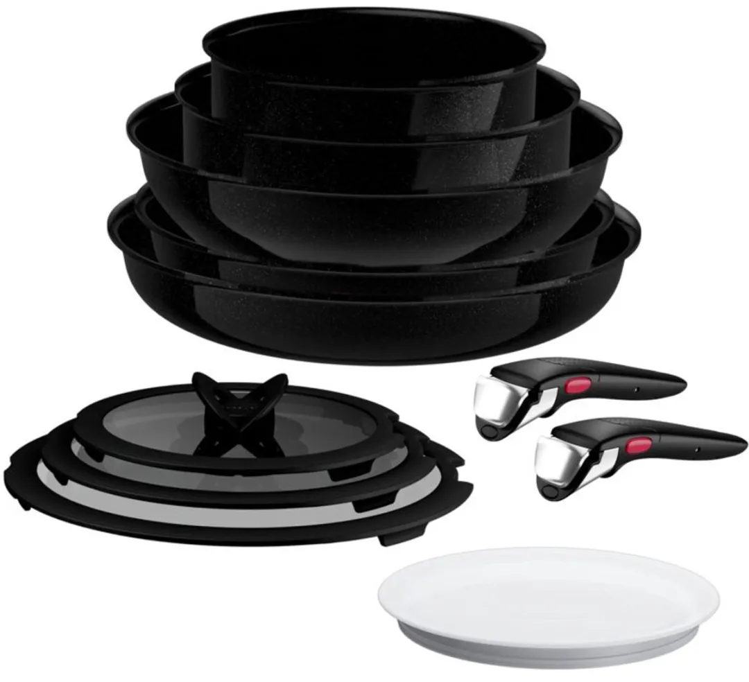 Tefal Ingenio Excellence Ceram L9709532 Pannenset 11-delig - Zwart