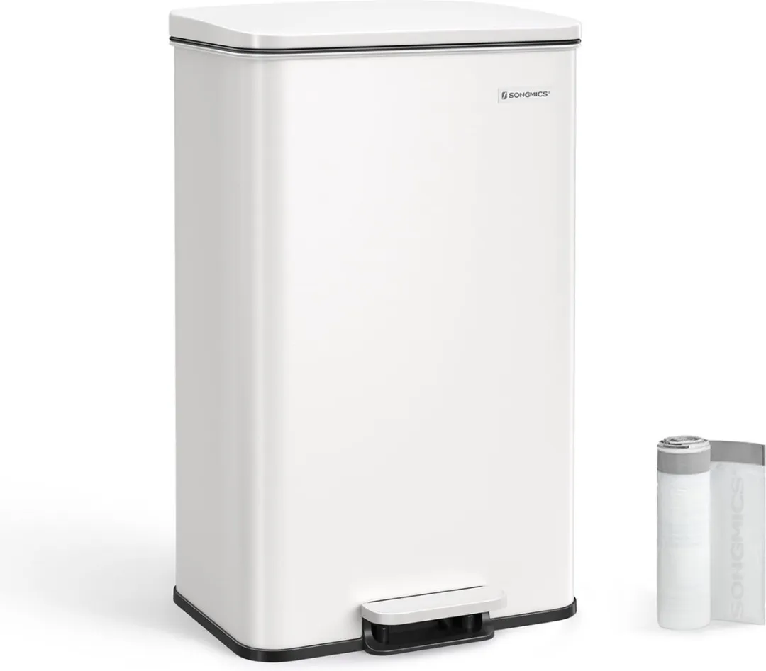 Songmics Vuilnisemmer Keuken Pedaalemmer 40L