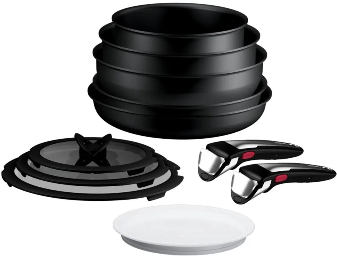 Tefal Ingenio Experience Fusion Core Pannenset 11-delig - Zwart - afbeelding 2 van 6
