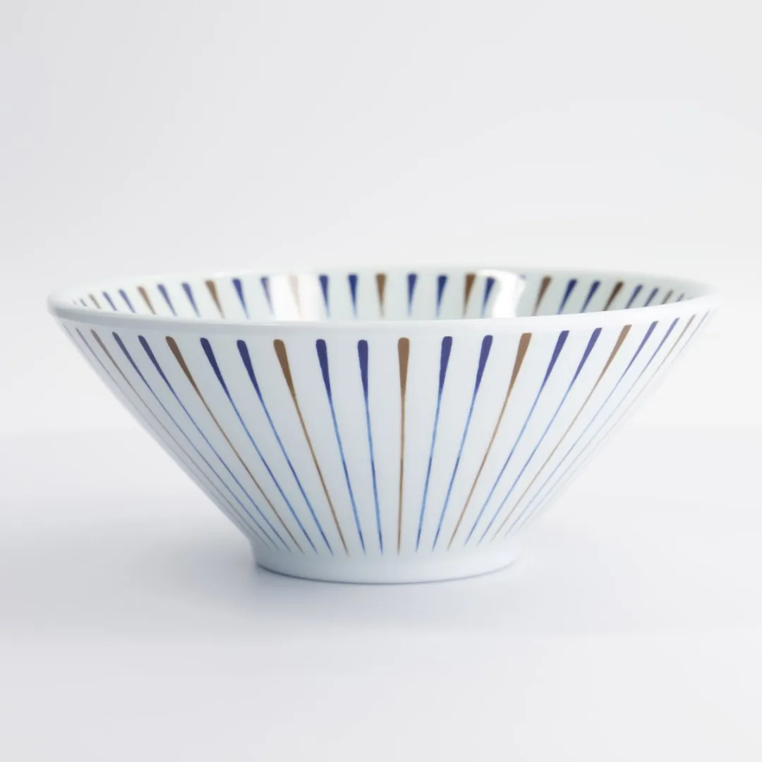 Tokyo Design Studio Tokusa Ramen Kom - Blauw/Wit 1200ml