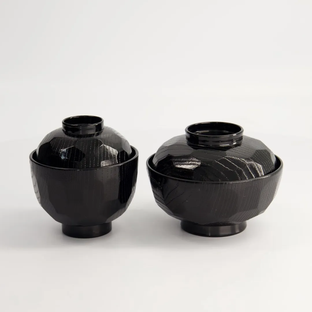 Tokyo Design Studio Kom met Deksel 300ml - Zwart - afbeelding 6 van 6