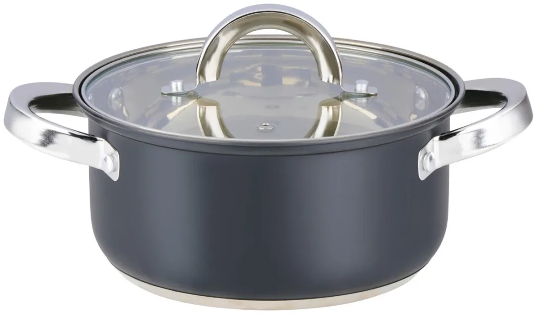 Alpina Pan met deksel 2.4L - 18cm - Grijs