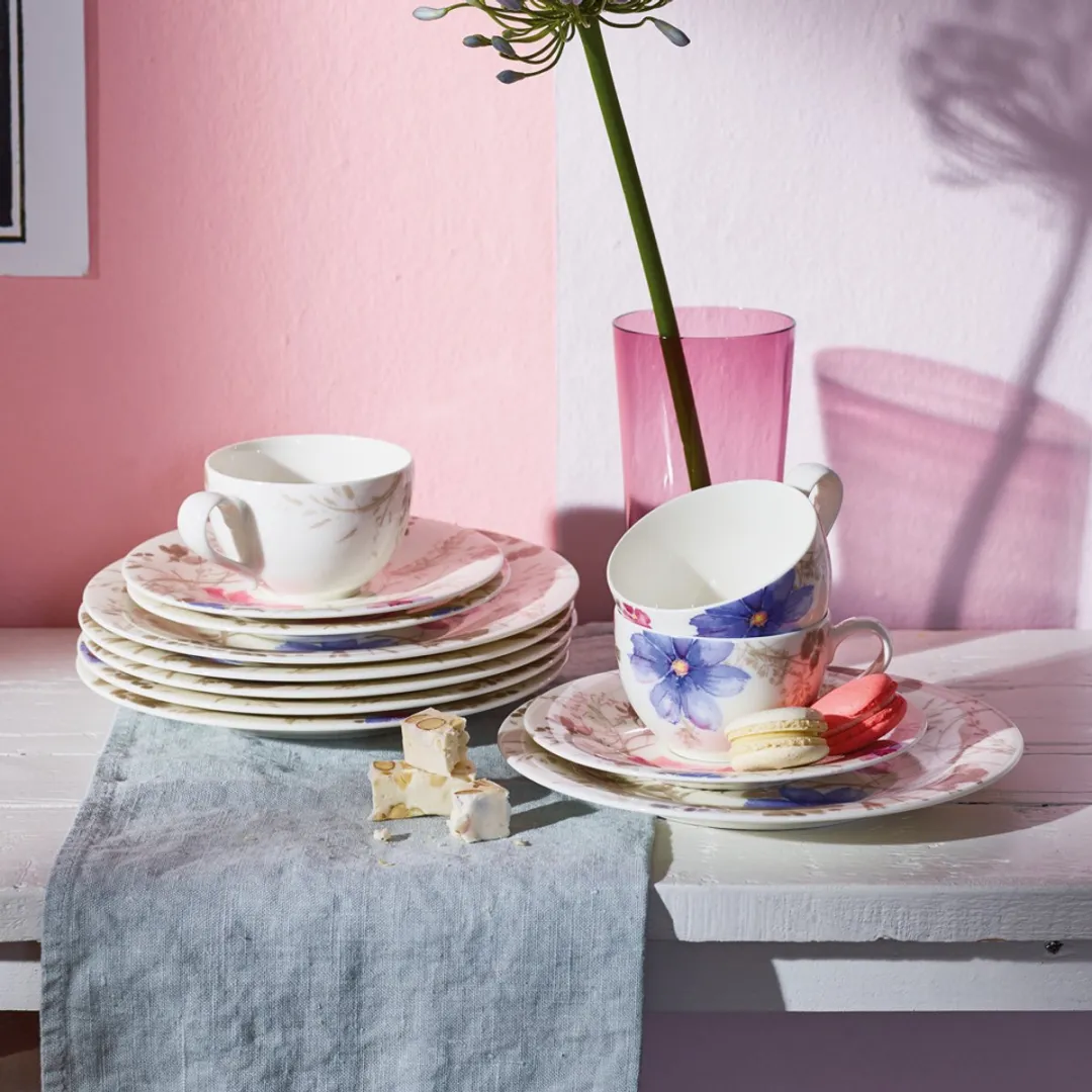 Villeroy & Boch Mariefleur Gris Teeservice - 18-delig