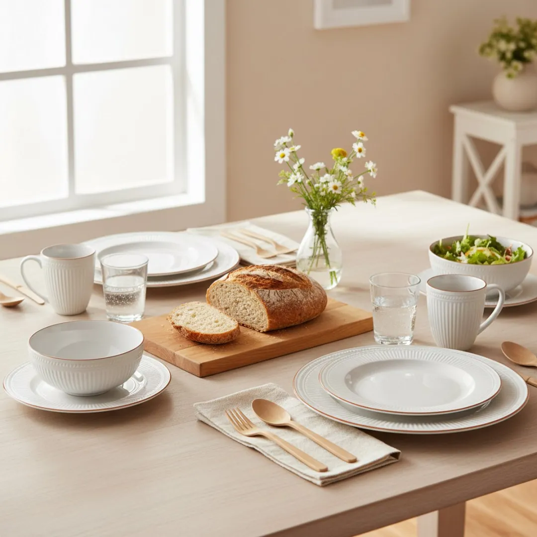 Cookinglife Stratton Serviesset 30-delig - 6 Personen Wit