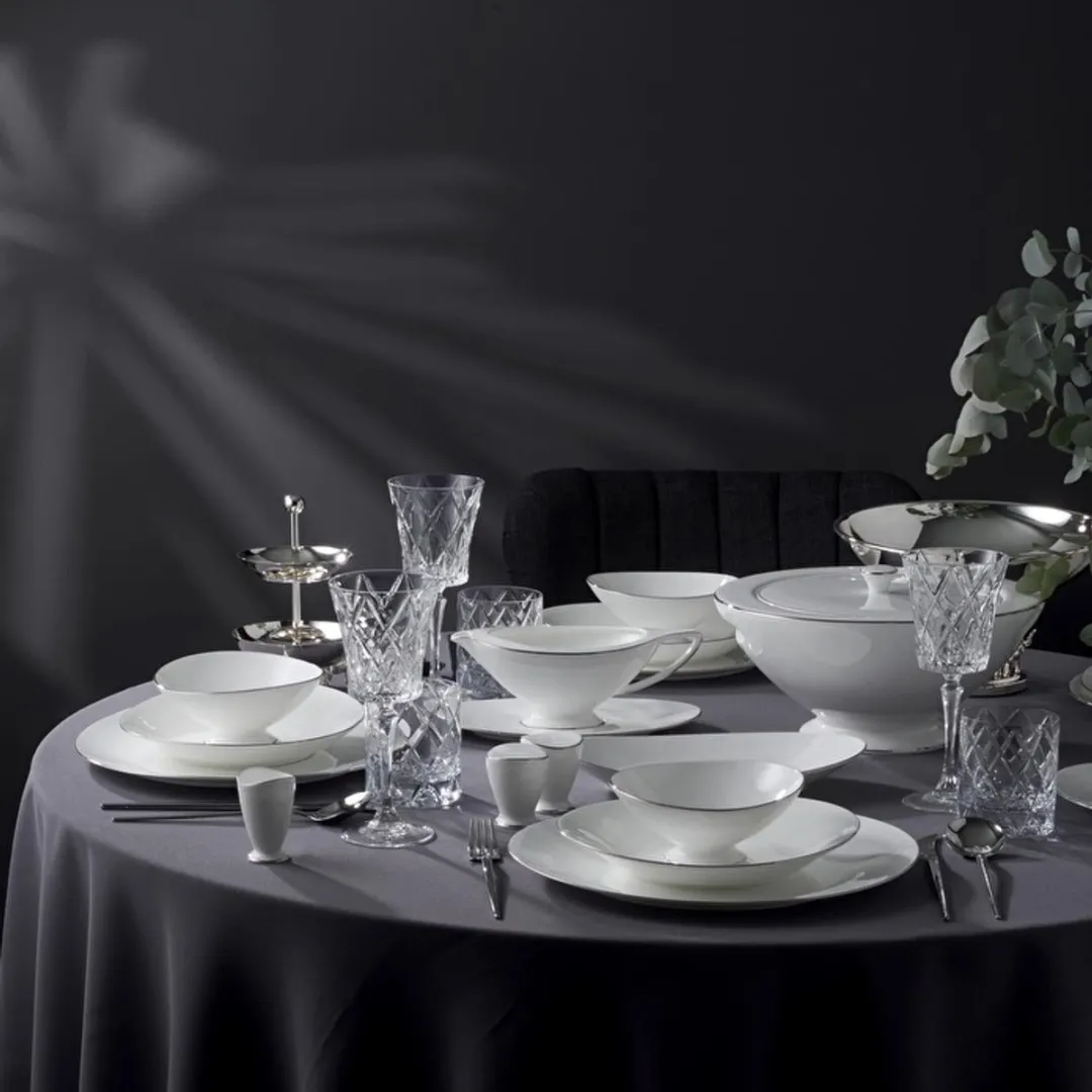 Jumbo Moon Platin Dinerservies 64-delig