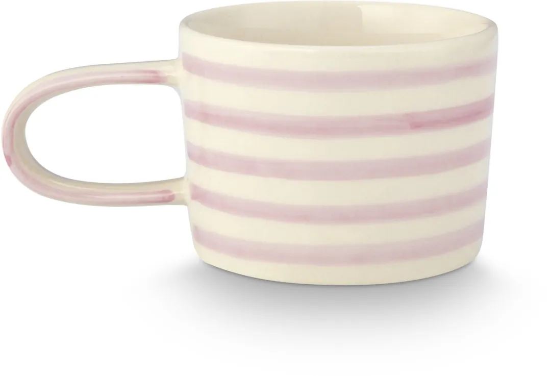 vtwonen Mokken Lila Strepen - 350ml - Set van 2