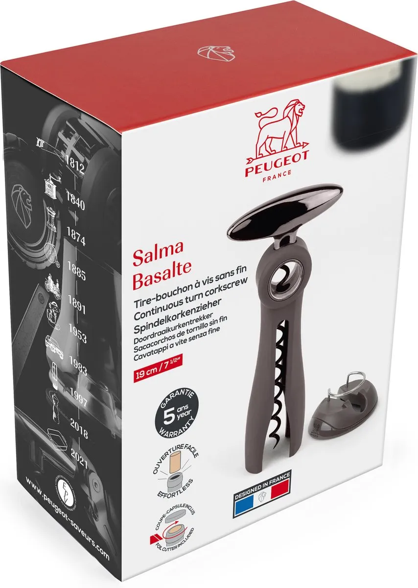 Peugeot Salma Kurkentrekker 19cm - Basalt
