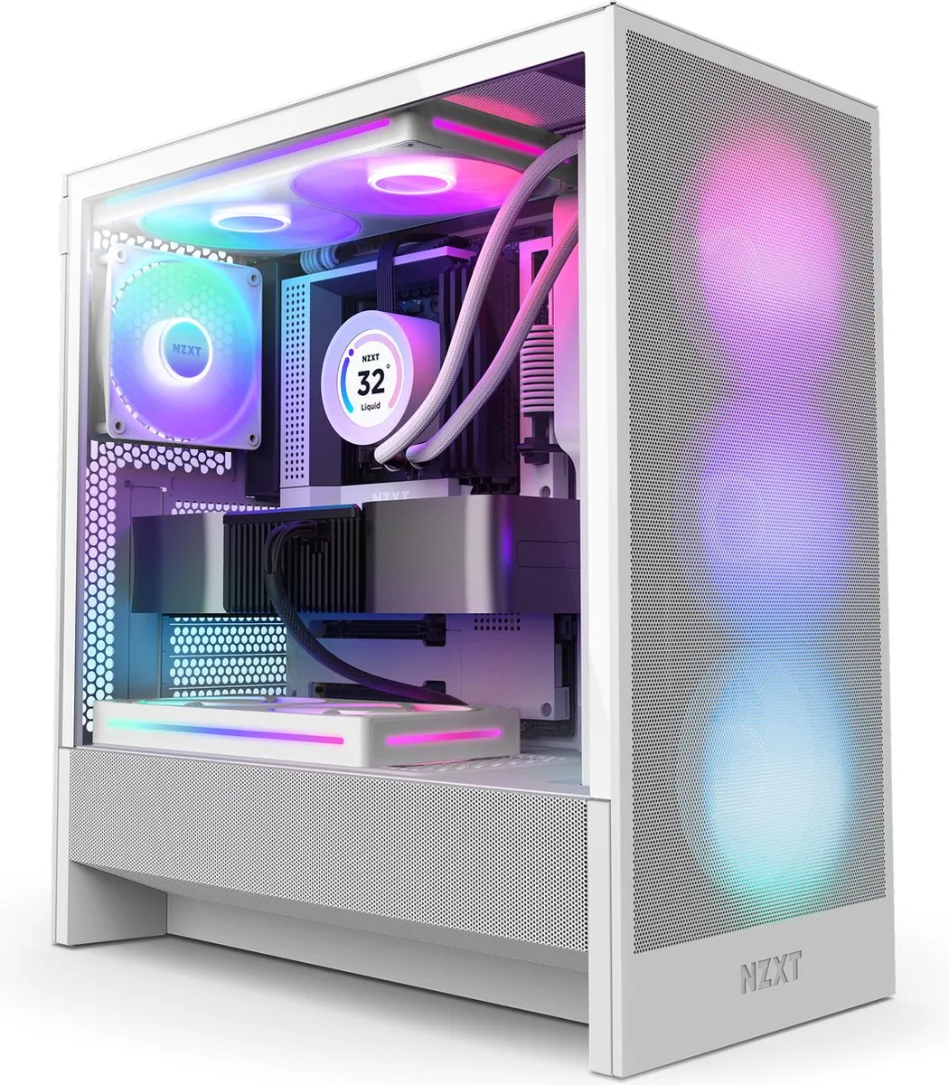 NZXT H5 Flow RGB (2024) - Wit