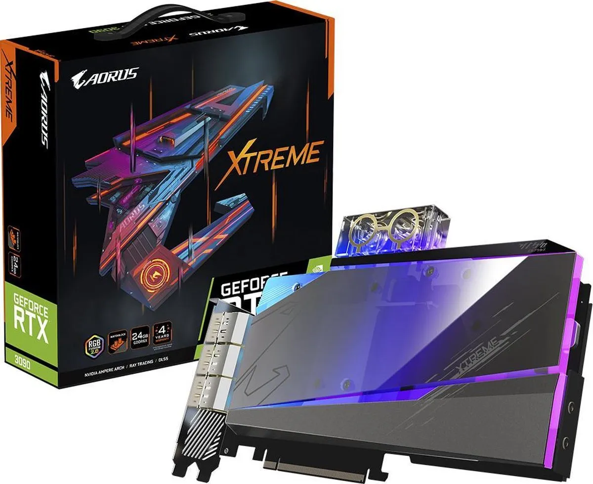 Gigabyte AORUS GeForce RTX 3090 XTREME Waterforce WB 24G