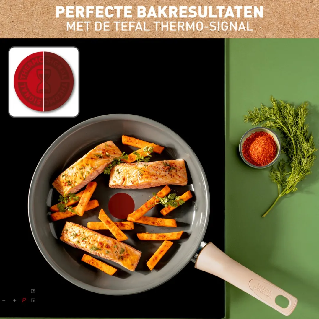 Tefal Revive Keramische Koekenpan Ø20cm - Beige