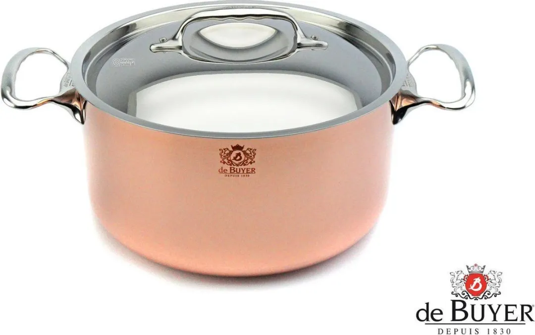 DeBuyer Prima Matera 20cm Koper Wokpan