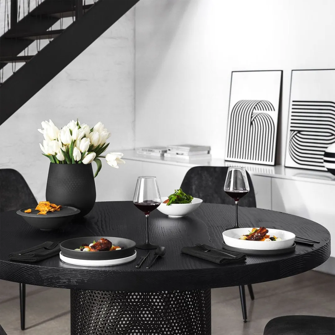 Villeroy & Boch La Boule Serviesset 7-delig - Zwart/Wit
