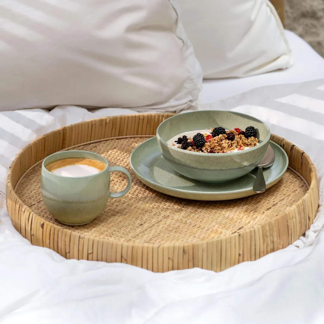 Villeroy & Boch Perlemor Alga Sauskom - Ø17cm - Groen
