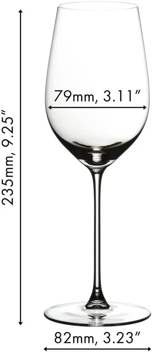 Riedel Veritas Rieseling/Zinfandel Wijnglazen 5-delig - 459ml