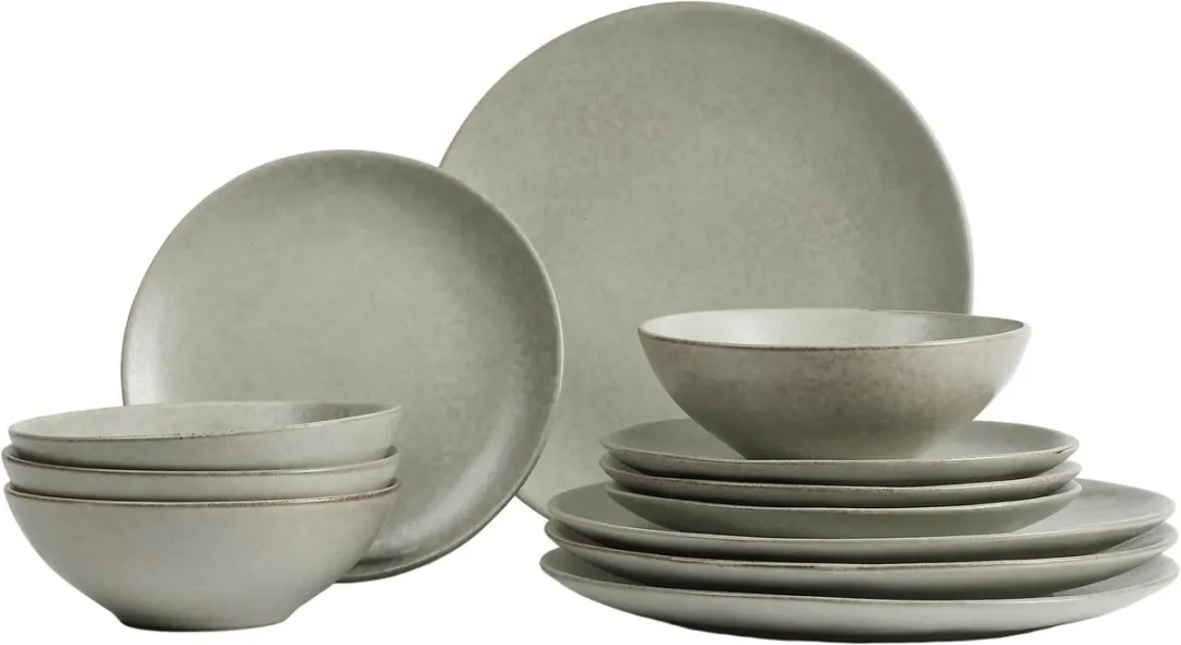 Broste Copenhagen Nordic Marsh Serviesset 12-delig