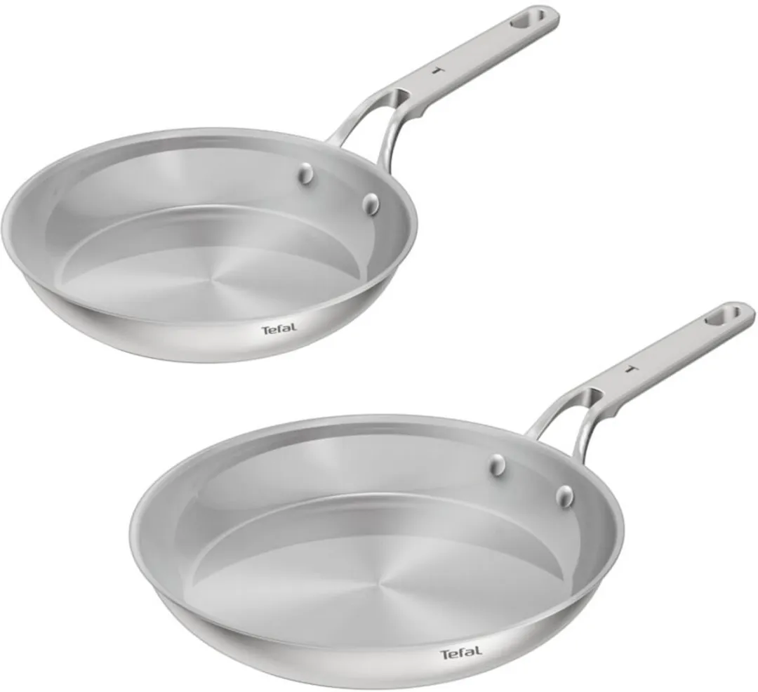 Tefal Extreme G762S244 Koekenpanset 24/28cm - Zilver