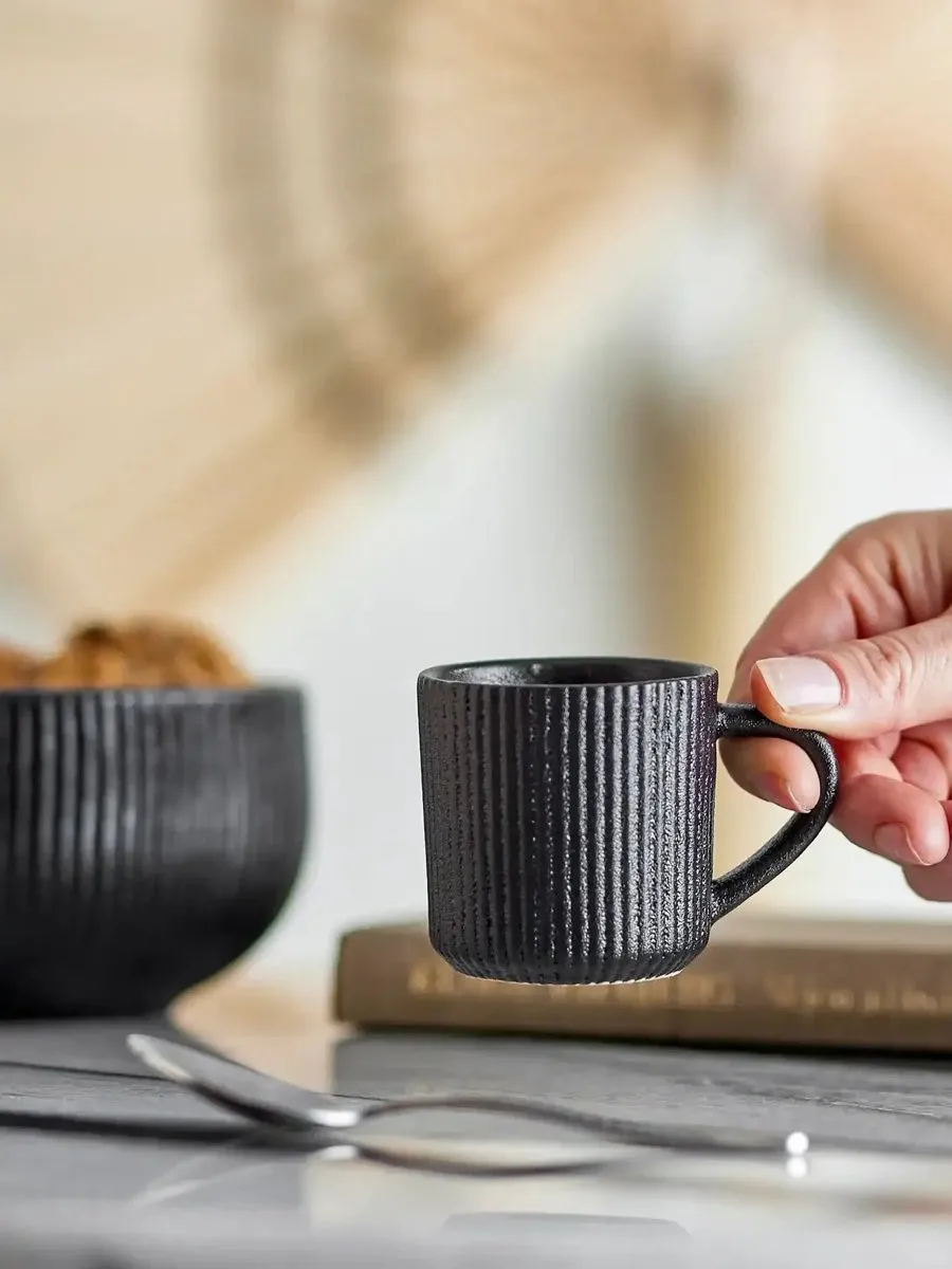 Bloomingville Espressomok Neri 75ml - Zwart