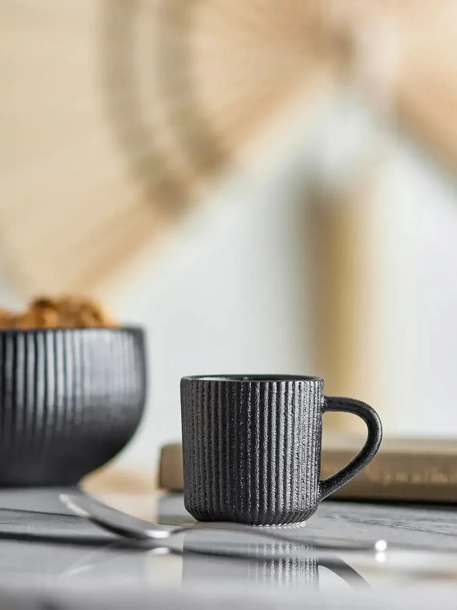 Bloomingville Espressomok Neri 75ml - Zwart