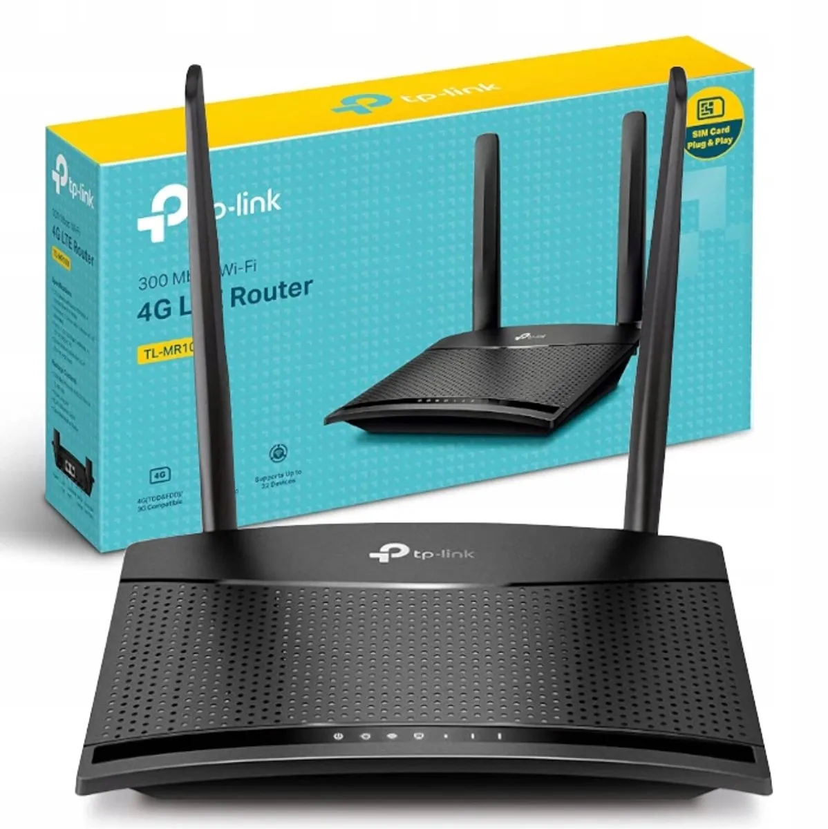 TP-Link TL-MR100 Draadloze 4G LTE Router 300 Mbps