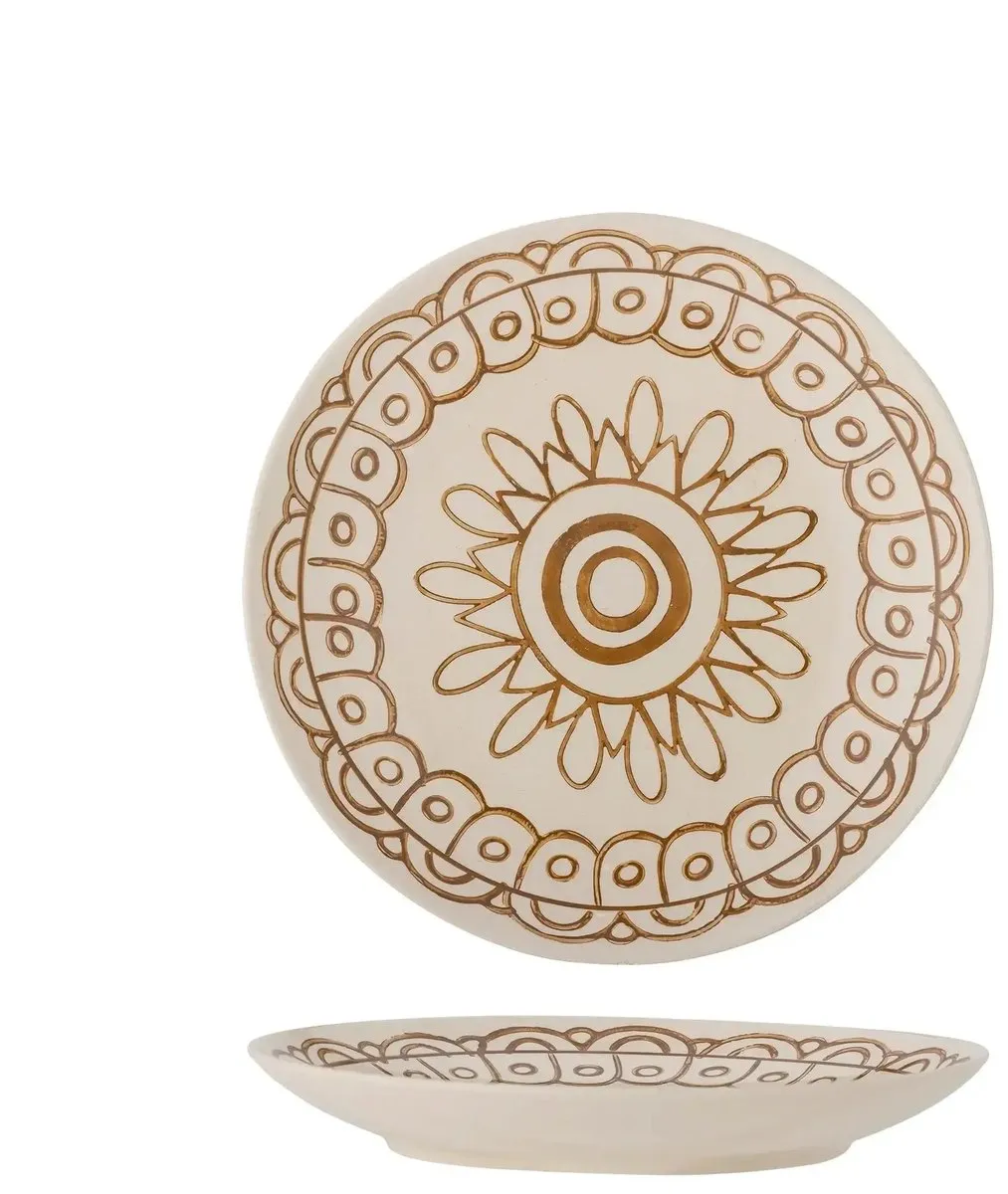 Bloomingville Maple Aardewerk Bord - 20cm - Oranje
