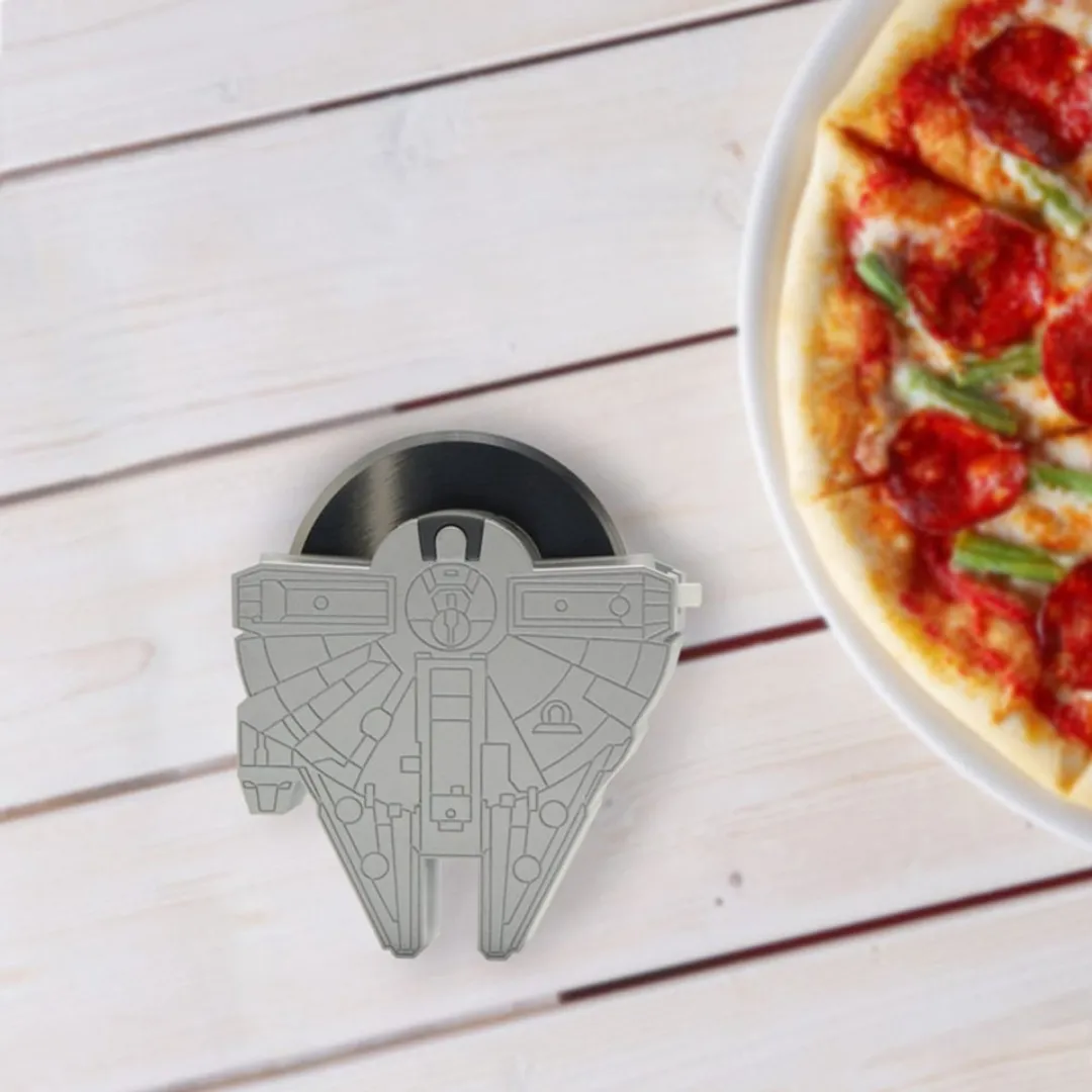 Star Wars Pizza Cutter Millennium Falcon - Zilver