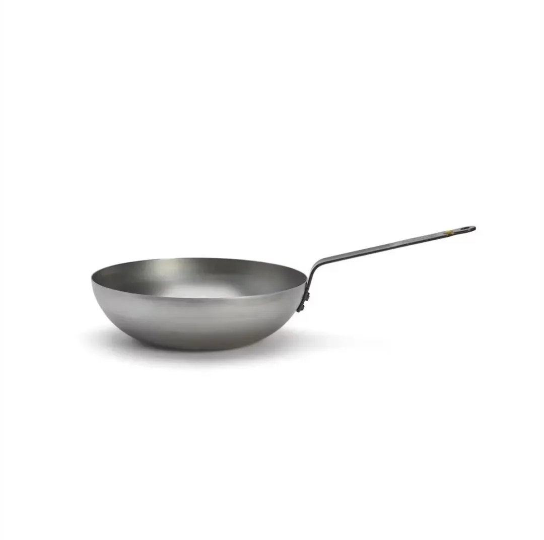 DeBuyer Patelnia Wok 28cm - Zilver