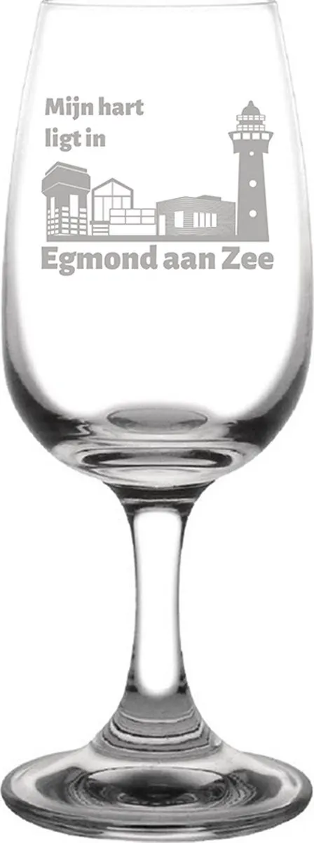 Olympia Gegraveerd Portglas Egmond aan Zee 12cl