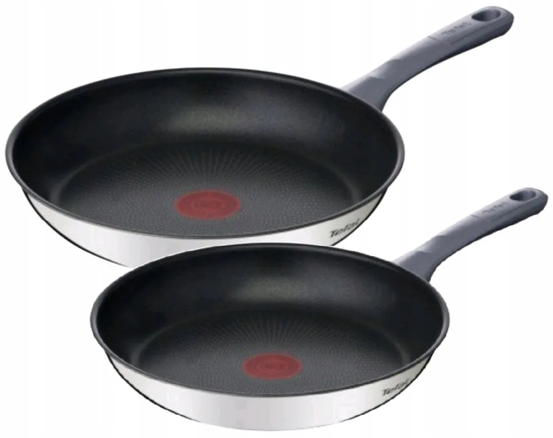 Tefal Daily Cook Pannenset 24/28cm - Anti-aanbaklaag - Silver - afbeelding 3 van 5