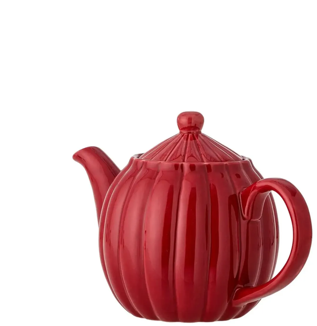 Bloomingville Latina Theepot Aardewerk - 1L - Rood