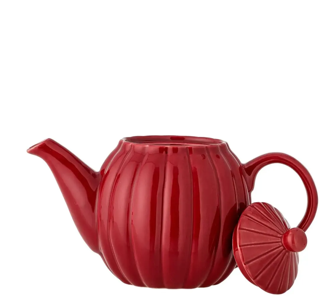 Bloomingville Latina Theepot Aardewerk - 1L - Rood