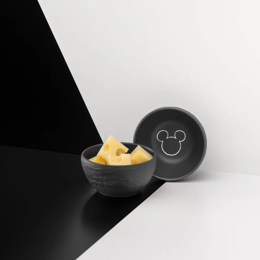 Villeroy & Boch Manufacture Rock Dipschalen Mickey Mouse Ø7,7cm - 6 Stuks