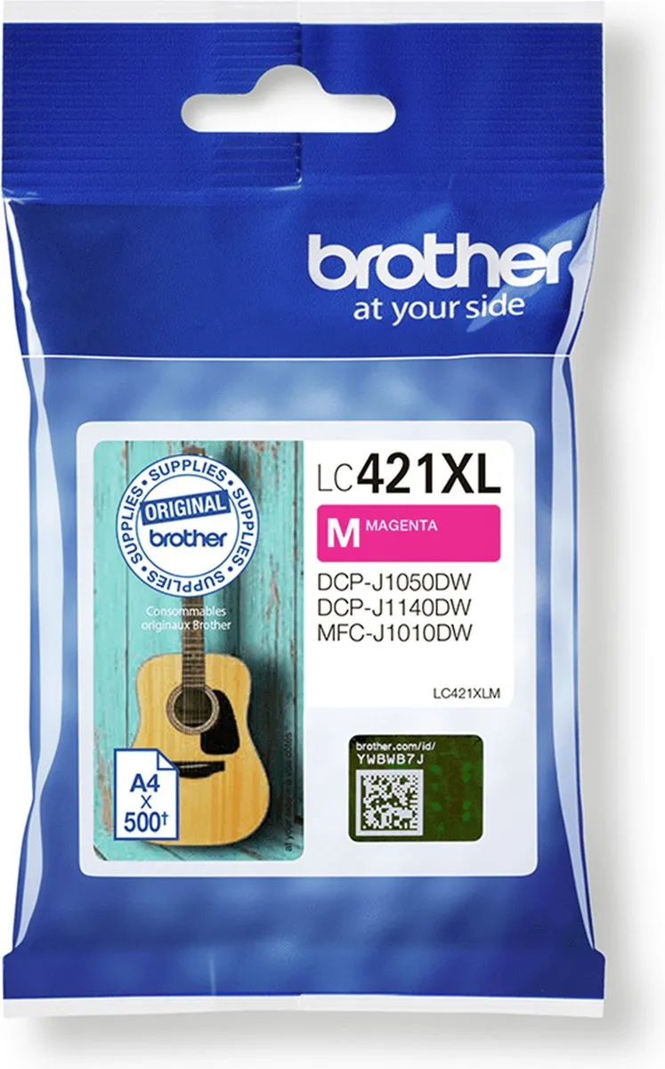 Brother LC-421XLM Magenta Hoge Capaciteit Cartridge