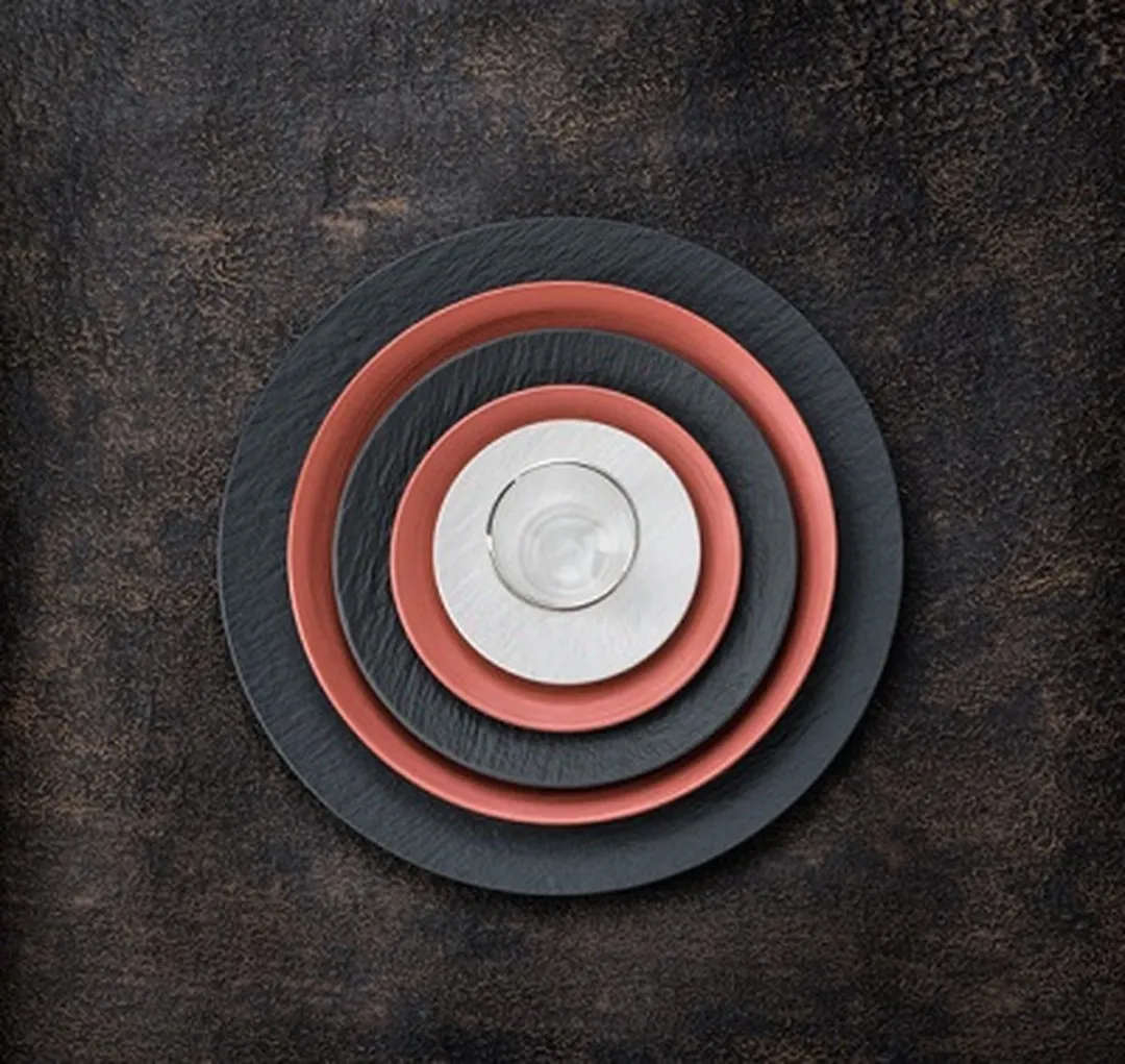 Villeroy & Boch Manufacture Glow Bord - Ø23cm - Koper