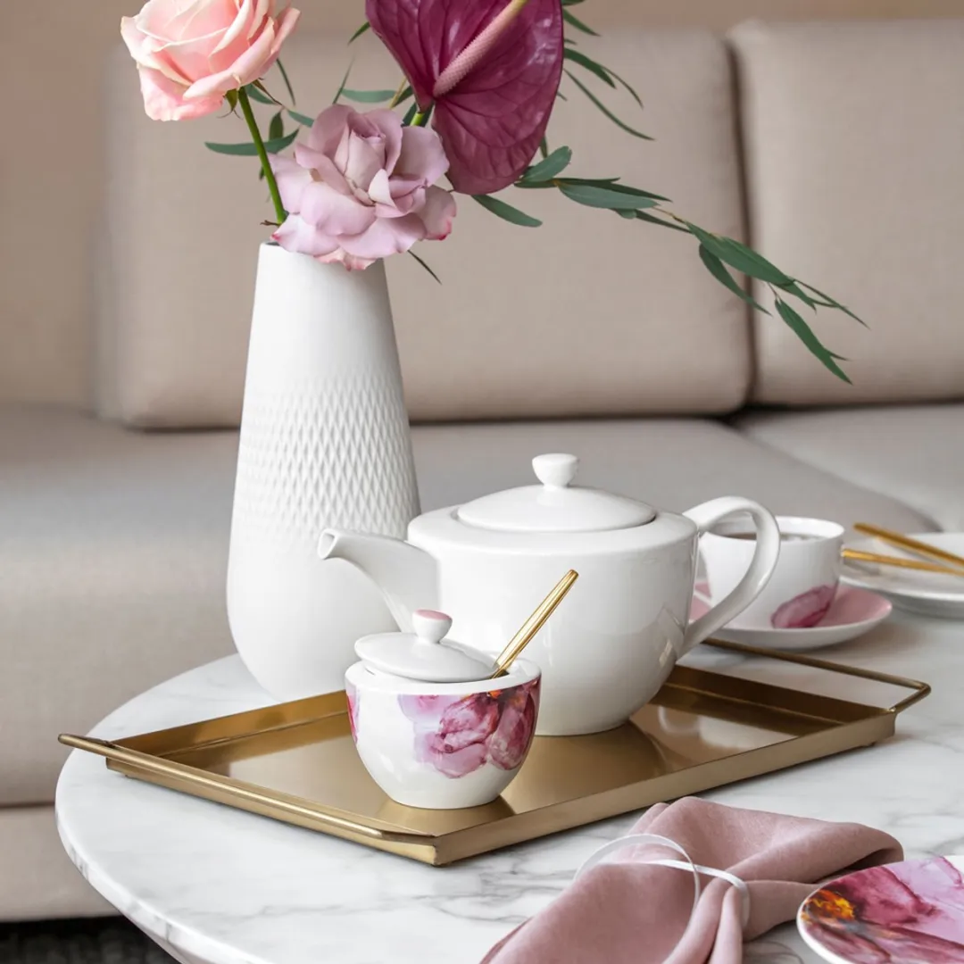 Villeroy & Boch Frühstücks-Set For Me - 19-delig wit-gekleurd