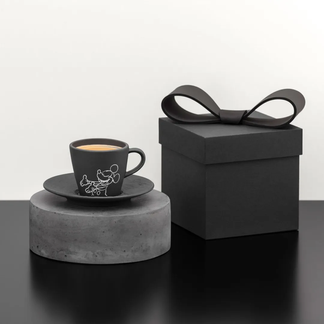 Villeroy & Boch Manufacture Rock Espressotassen - Mickey Mouse 60ml - 6 Stuks