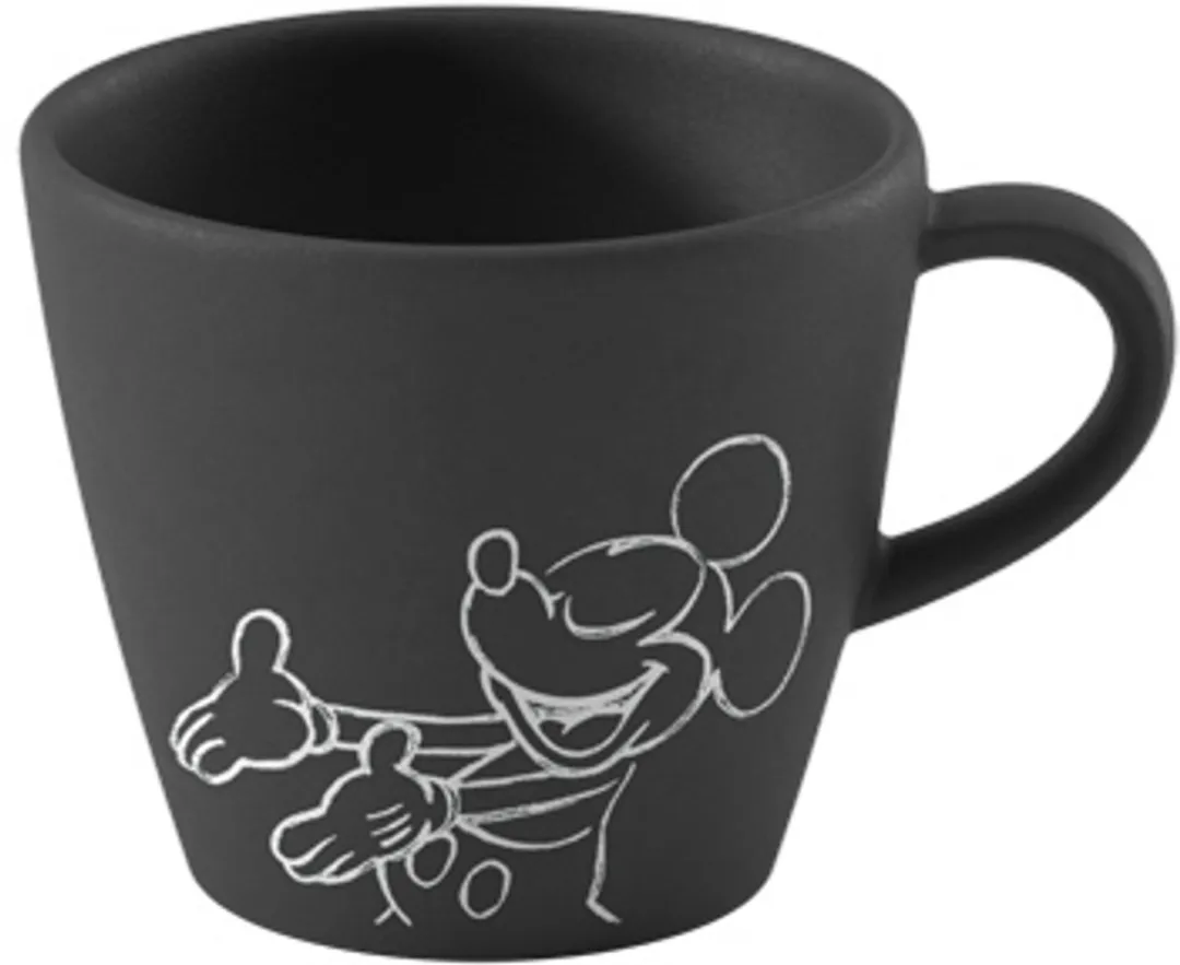 Villeroy & Boch Manufacture Rock Espressotassen - Mickey Mouse 60ml - 6 Stuks