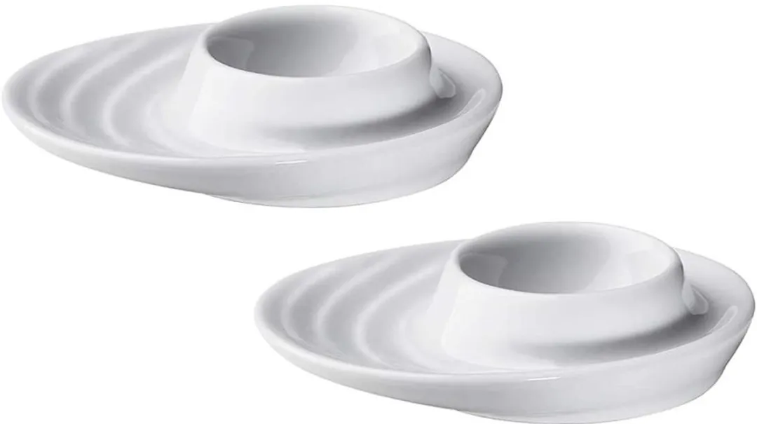 Cilio UOVO Eierdoppen Set 2 - Ø4,5cm - RVS