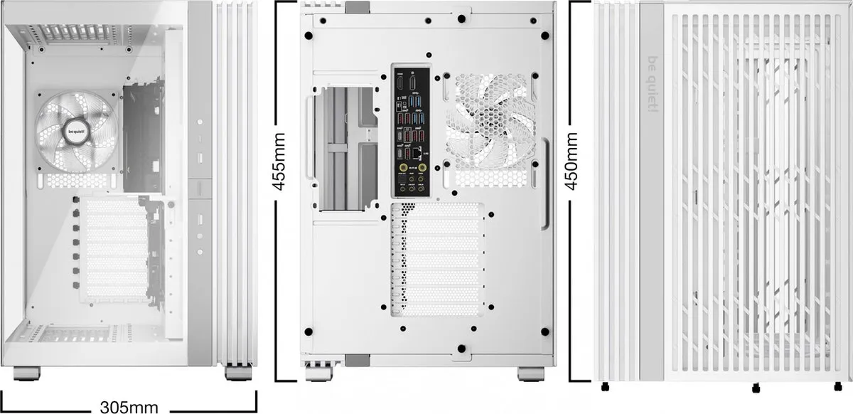 be quiet! LIGHT BASE 600 LX White Midi Tower Wit