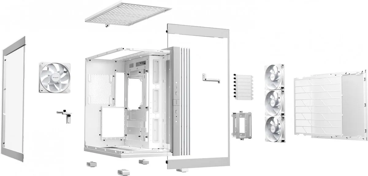 be quiet! LIGHT BASE 600 LX White Midi Tower Wit