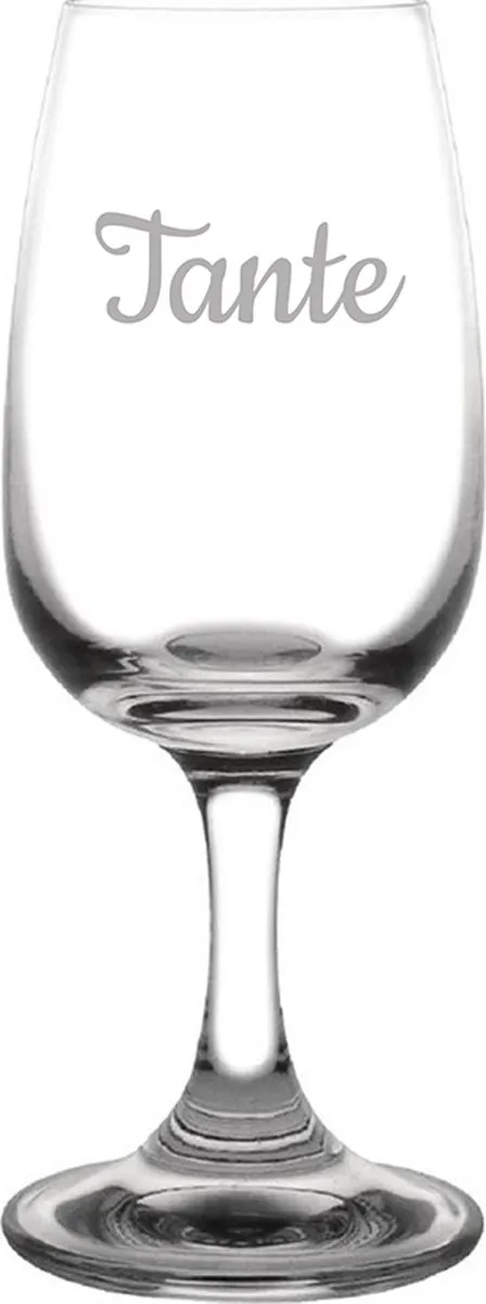Olympia Gegraveerd Portglas 12cl Tante