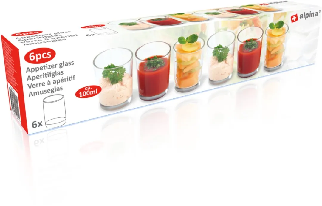 Alpina Amuseglaasjes 6 Stuks - 8711252102511