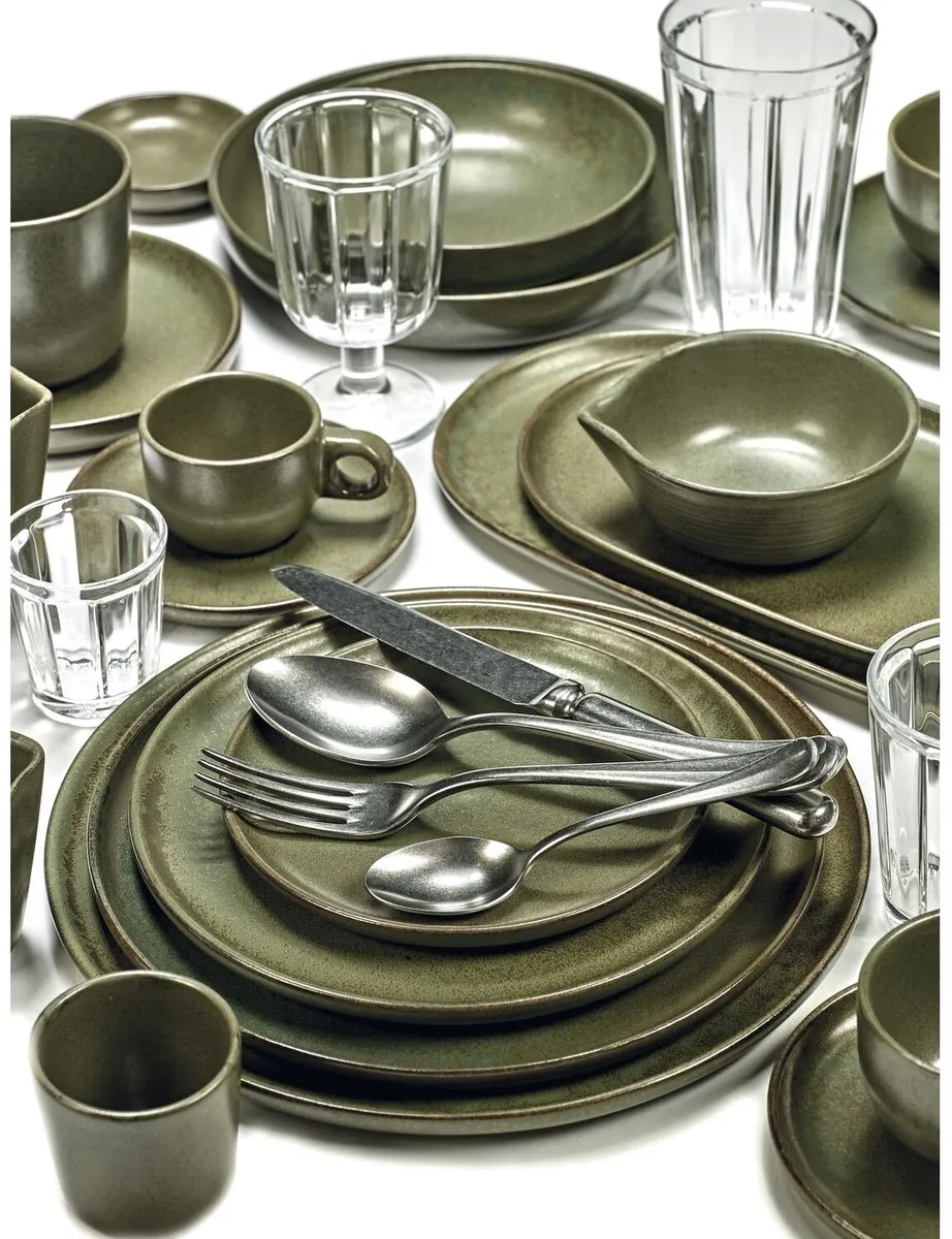 Serax Surface Ristretto Kopjes Ø6cm - 4 Stuks - Camogreen