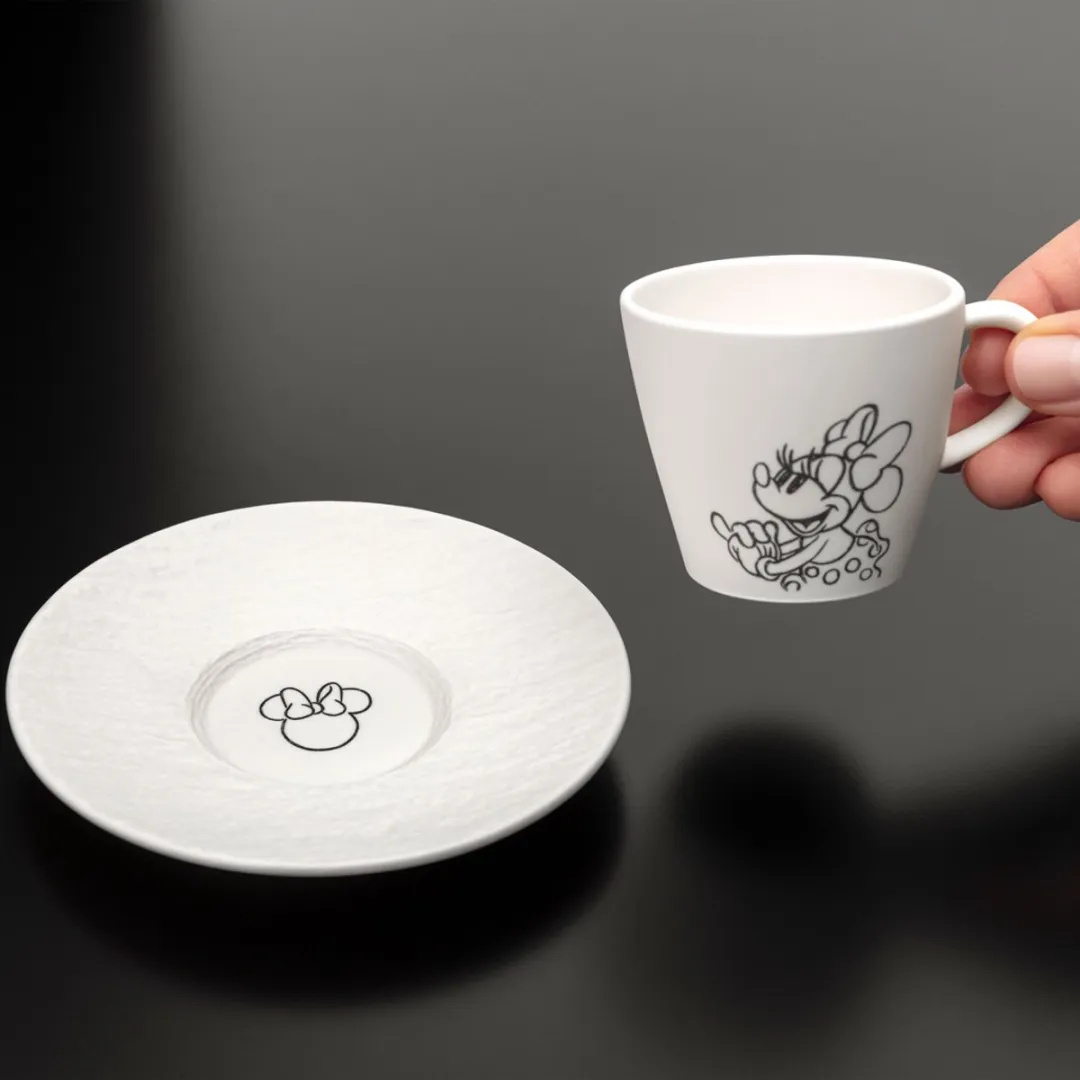 Villeroy & Boch Manufacture Rock blanc Espressotassen - Mickey Mouse 60ml - 6 Stuks