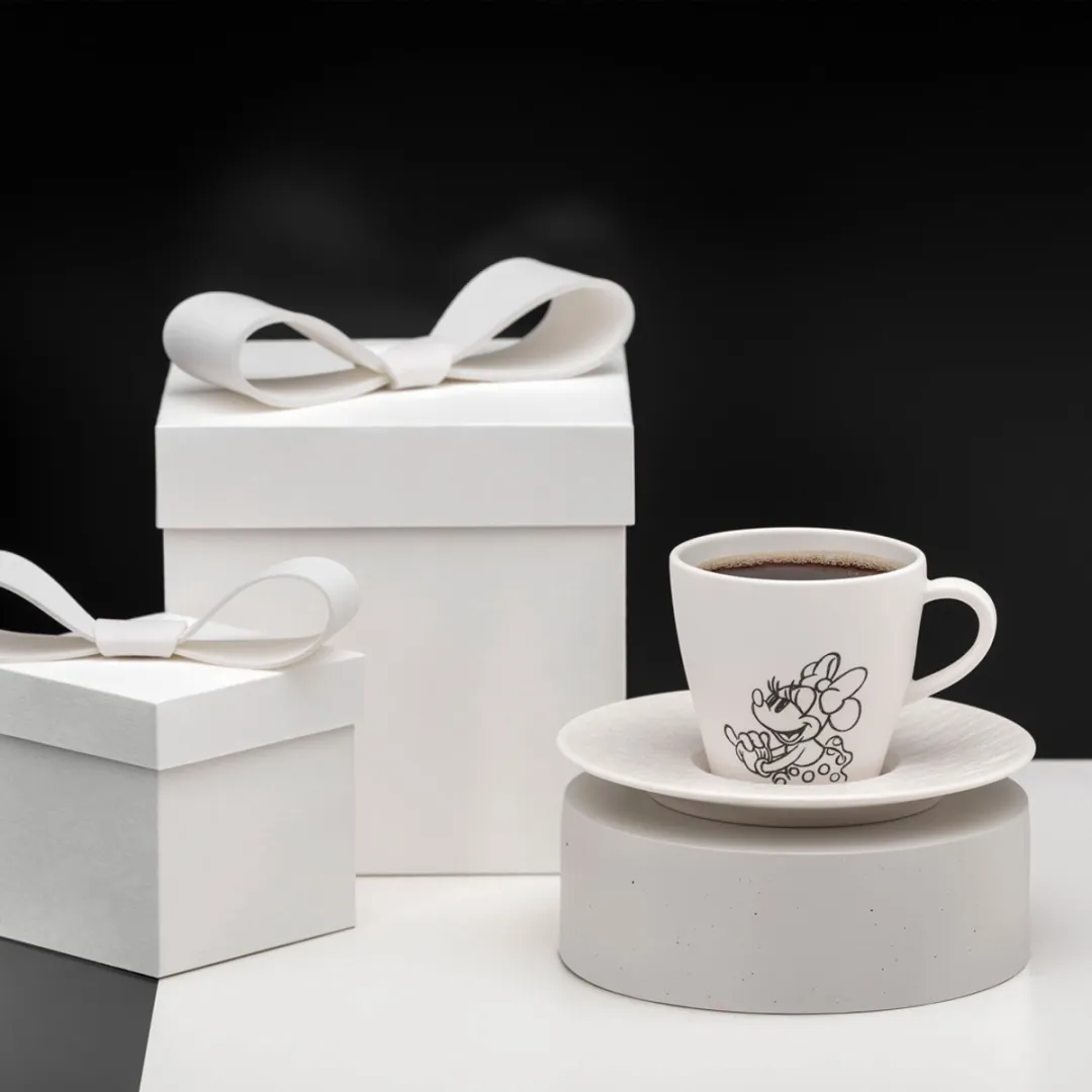 Villeroy & Boch Manufacture Rock blanc Espressotassen - Mickey Mouse 60ml - 6 Stuks