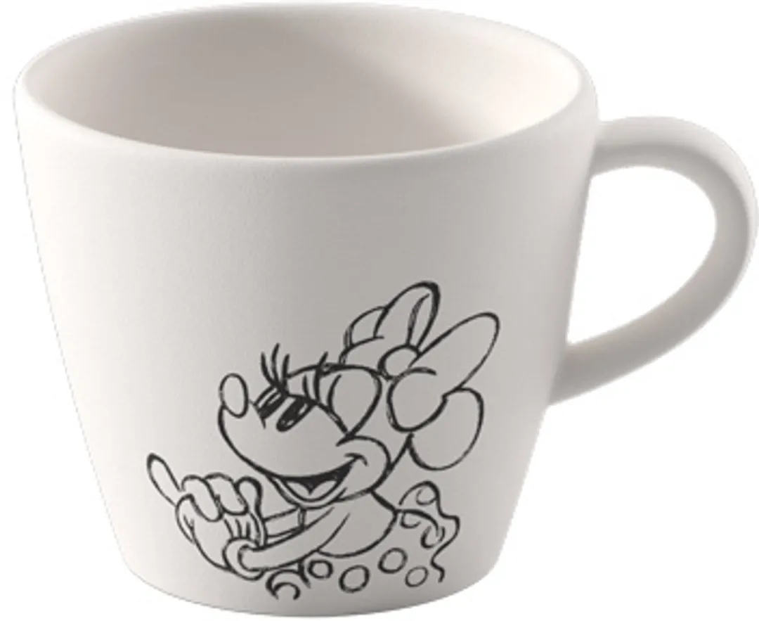 Villeroy & Boch Manufacture Rock blanc Espressotassen - Mickey Mouse 60ml - 6 Stuks