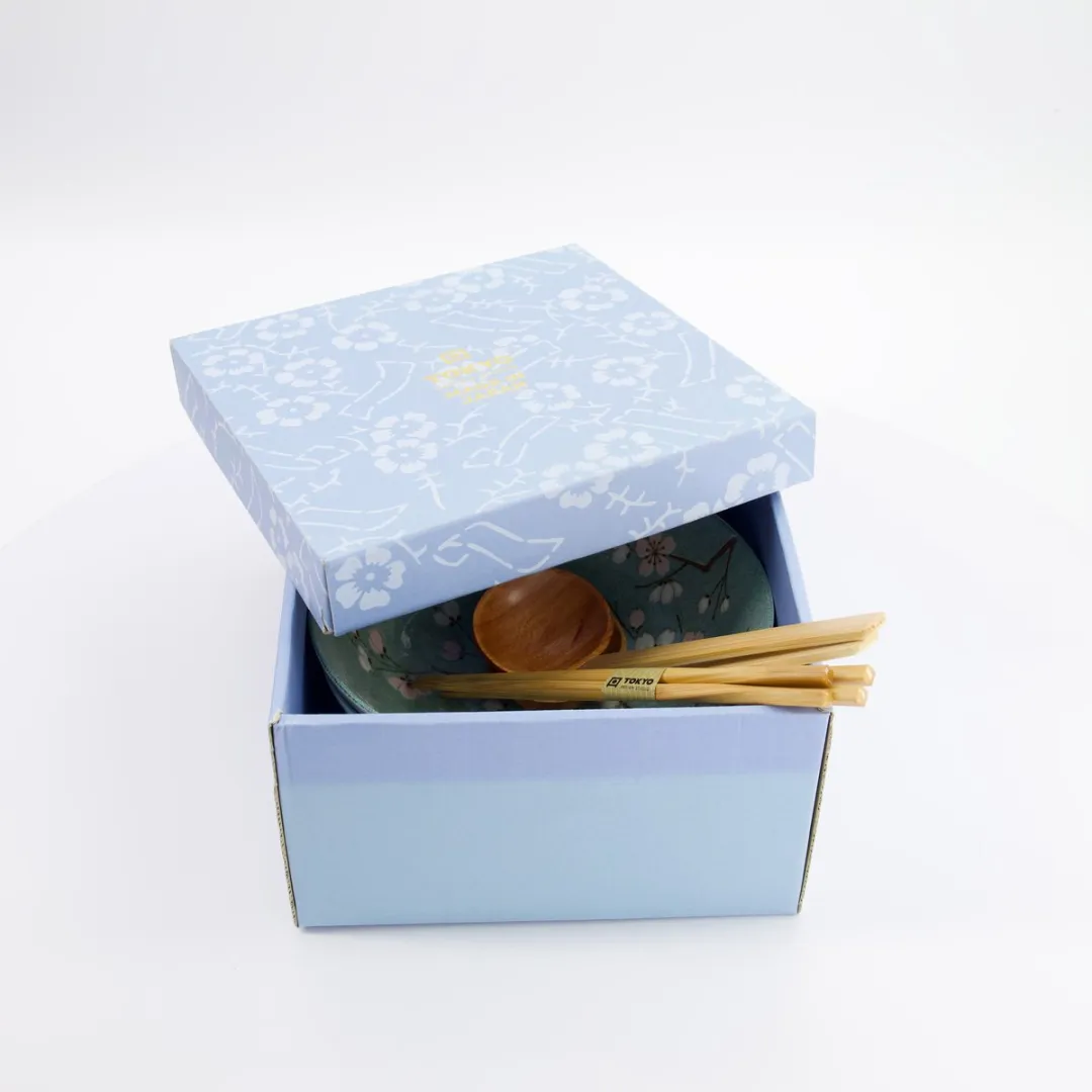 Tokyo Design Studio Fujisakura Ramen Giftset 6-delig - 1000ml - Groen/Wit