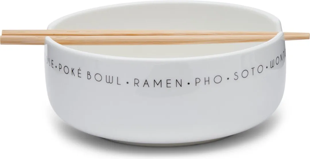 Riviera Maison Poke Bowl Kom RM Loves Soul Food 512150 - Wit